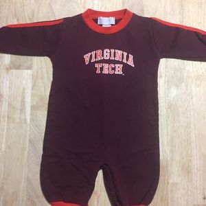 Vintage Virginia Tech Baby Romper Bodysuit